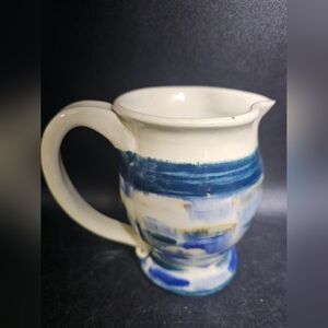 Blue and White‎ Handcrafted Ceramic Pitcher